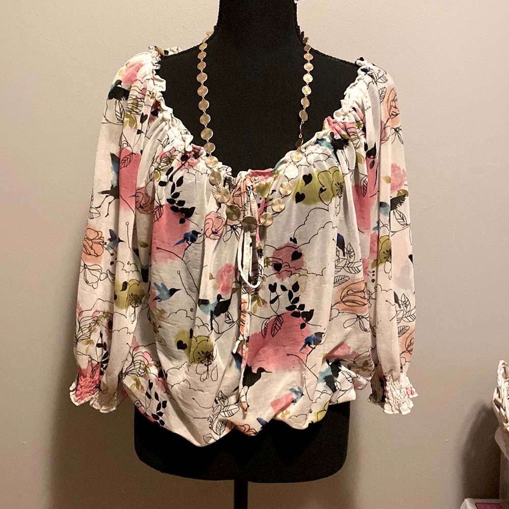Lightweight dressy top.